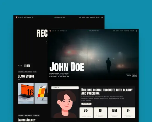 Service Folio template preview